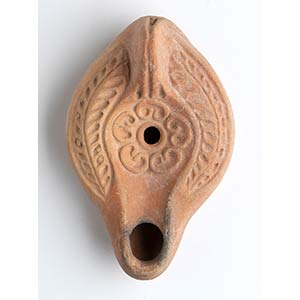 Byzantine Oil Lamp with Floral motif; 6th ... 