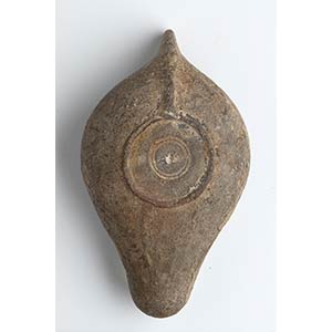 Byzantine Oil Lamp with Fish; 6th ... 
