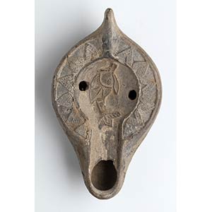 Byzantine Oil Lamp with Fish; 6th ... 