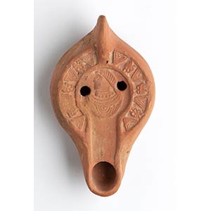 Byzantine Oil Lamp with a Portrait; 6th ... 