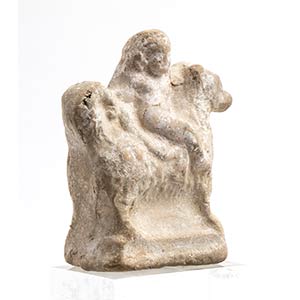 Greek terracotta Statuette: boy ... 