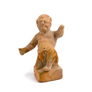 Greek terracotta Statuette: the young ... 