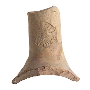 Roman terracotta Amphora-Handle with Stamp ... 