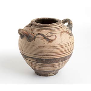 Geometric double-handled Olla with ... 