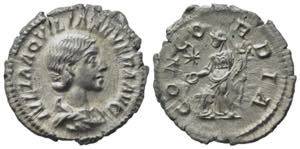 Aquilia Severa (Augusta, 220-222). AR ... 