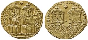 Leo IV with Constantine VI, Leo III and ... 
