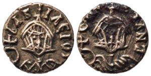Basil I  with Constantine (867-886). Debased ... 