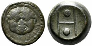 Sicily, Himera, c. 430-409 BC. Replica of Æ ... 