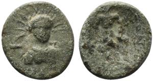 Sicily, Leontinoi, after c. 210 BC. Æ ... 