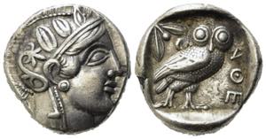 Athens, c. 337-294 BC. Replica of AR ... 