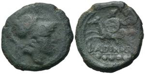 Eastern Italy, Larinum, c. 210-175 BC. Æ ... 
