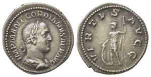 Gordian II (AD 238). Replica of Denarius ... 
