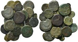 Lot of 29 Roman Republican Æ coins, to be ... 