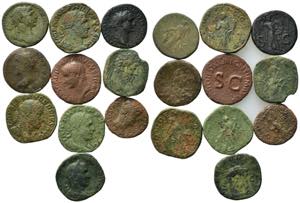 Lot of 10 Roman Imperial Æ coins, to be ... 