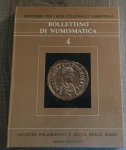 AA.VV. Bollettino di Numismatica N.4, Serie ... 