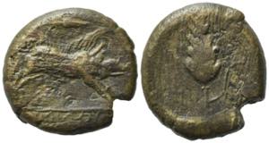 Northern Apulia, Ausculum, c. 300-275 BC. Æ ... 