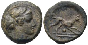 Sicily, Segesta, c. 400-390 BC. Æ Onkia? ... 