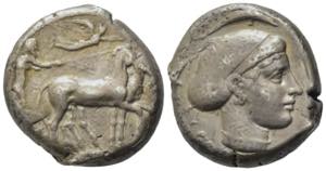 Sicily, Syracuse, c. 430-420 BC. AR ... 