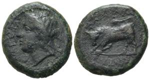 Sicily, Tauromenion, c. 357-305 BC. Æ ... 