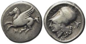 Akarnania, Anaktorion, c. 350-300 BC. AR ... 