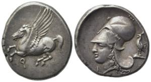Corinth, c. 375-300 BC. AR Stater (23mm, ... 