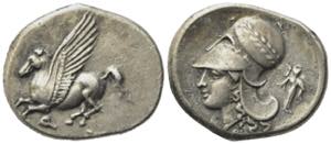 Corinth, c. 375-300 BC. AR Stater (24mm, ... 
