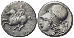 Corinth, c. 375-300 BC. AR Stater (20.5mm, ... 