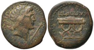 Cyrene or Cnossus(?), c. 37 BC. Æ (32mm, ... 