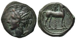 Carthage, c. 400-350 BC. Æ (15.5mm, 3.62g). ... 