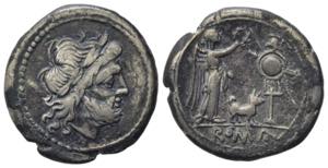 Dog series, Rome, 206-195 BC. AR Victoriatus ... 