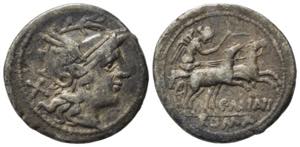 C. Maianius, Rome, 153 BC. AR Denarius ... 