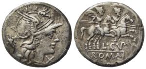 L. Cupiennius, Rome, 147 BC. AR Denarius ... 