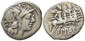 P. Aelius Paetus, Rome, 138 BC. AR Denarius ... 