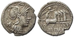 P. Maenius Antiaticus M.f., Rome, 132 BC. AR ... 
