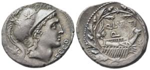 Q. Lutatius Cerco, Rome, 109-108 BC. AR ... 