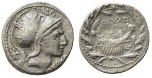 Q. Lutatius Cerco, Rome, 109-108 BC. AR ... 