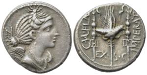 C. Valerius Flaccus, Massalia, 82 BC. AR ... 