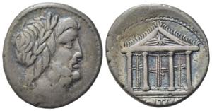 M. Volteius M.f., Rome, 78 BC. AR Denarius ... 