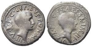 Lepidus and Octavian, military mint ... 