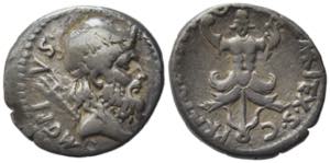 Sextus Pompey, 37/6 BC, Uncertain Sicilian ... 