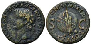 Tiberius (14-37). Æ As (26.5mm, 10.25g). ... 