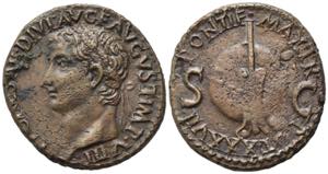 Tiberius (14-37). Æ As (27mm, 10.79g). ... 