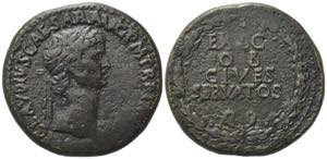 Claudius (41-54). Æ Sestertius (35mm, ... 