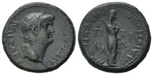 Nero (54-68). Lydia, Maeonia. Æ (18mm, ... 