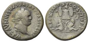 Titus (79-81). AR Denarius (18mm, 3.29g). ... 