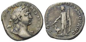 Trajan (98-117). AR Denarius (18.5mm, ... 