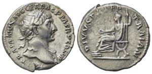 Trajan (98-117). AR Denarius (19mm, 3.02g). ... 
