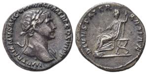 Trajan (98-117). AR Denarius (19mm, 2.66gg). ... 