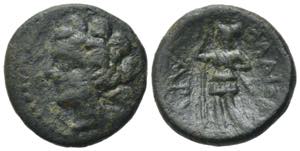 Sicily, Alaisa Archonidea, c. 208-186 BC. Æ ... 