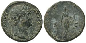 Hadrian (117-138). Æ Sestertius (31.5mm, ... 